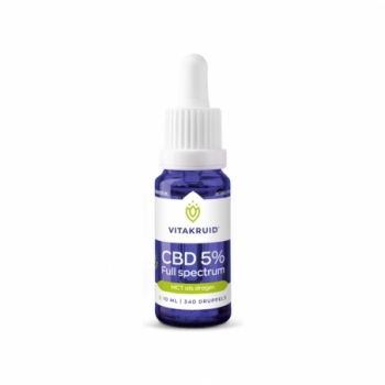 Vitakruid CBD Olie 5% full...