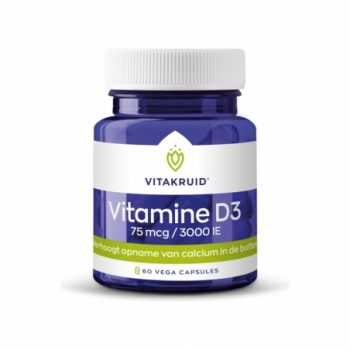 Vitakruid Vitamine D3 75...