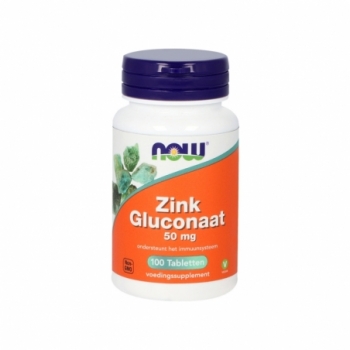 NOW Zink gluconaat 50mg