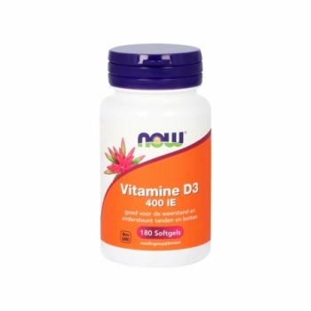 NOW Vitamine D3 400IE