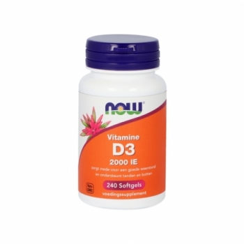 NOW Vitamine D3 2000IE