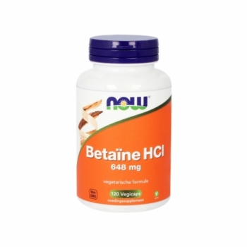 NOW Betaine HCL 648mg