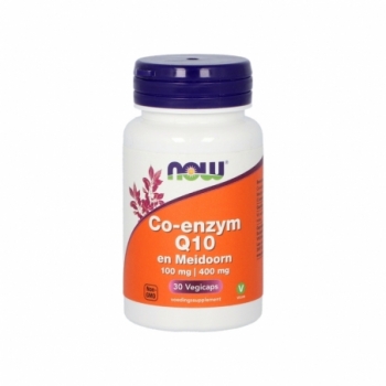 NOW Co-Q10 100mg met meidoorn