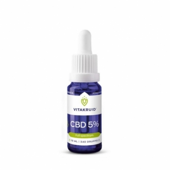 Vitakruid CBD Olie 5% full...