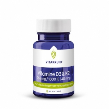 Vitakruid Vitamine D3 & K2...