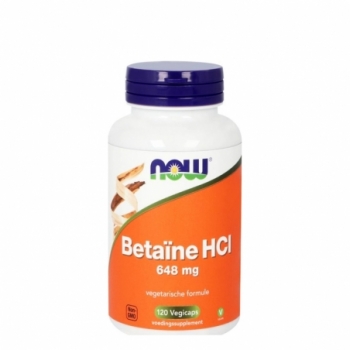 NOW Betaine HCL 648mg