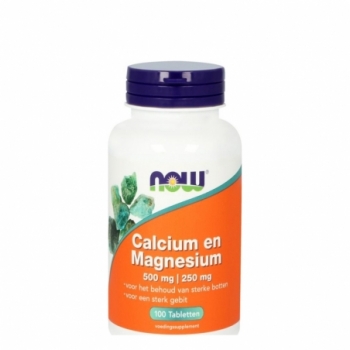 NOW Calcium 500mg en...