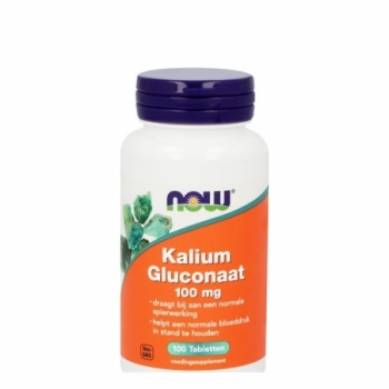 NOW Kalium gluconaat 100mg