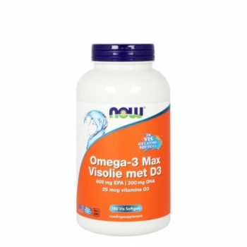 NOW Omega 3 max visolie D3...