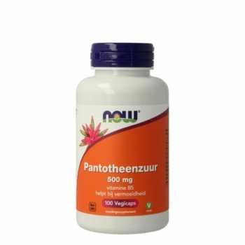 NOW Pantotheenzuur 500mg (B5)