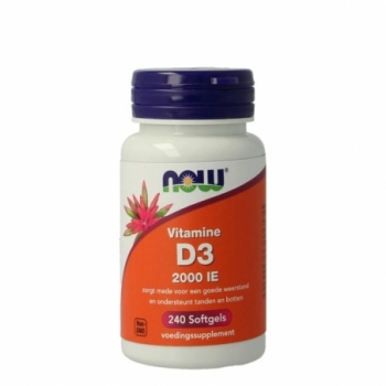 NOW Vitamine D3 2000IE