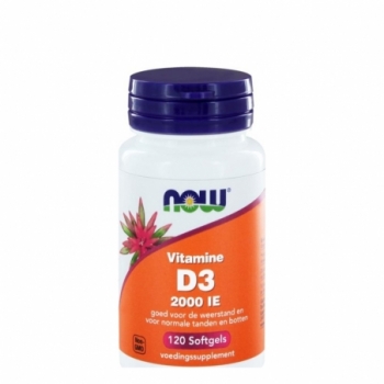 NOW Vitamine D3 2000IE