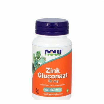 NOW Zink gluconaat 50mg