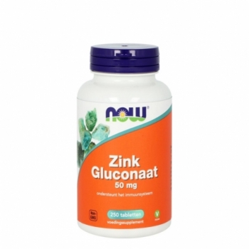 NOW Zink glucoraat 50mg