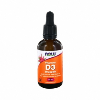 NOW Vitamine D3 druppels 400IE