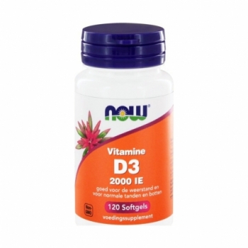 NOW Vitamine D3 2000IE
