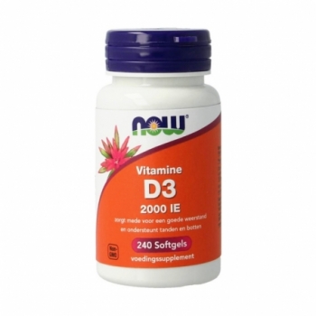 NOW Vitamine D3 2000IE