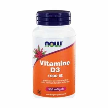 NOW Vitamine D3 1000IE