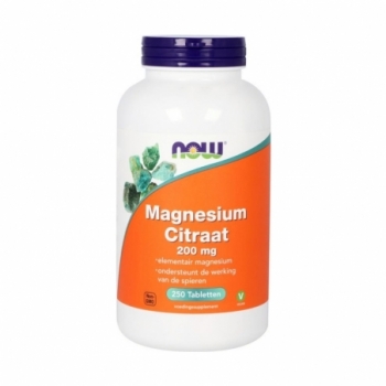 NOW Magnesium citraat 200 mg